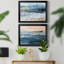 Vent et eau - Ensemble de 2 reproductions d'art sur toile encadrées-802966956-803144838-803144839