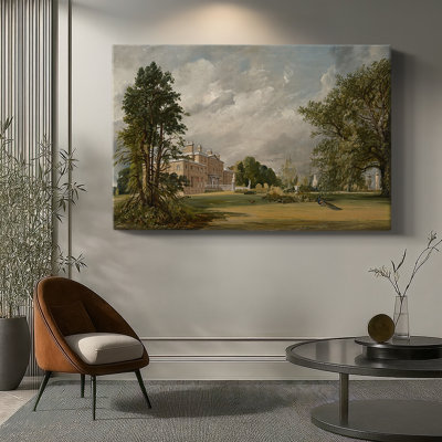 Malvern Hall, Warwickshire-John Constable-Gallery Wrapped Canvas-1809
