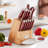 Ergo Chef 16 Piece High Carbon Stainless Steel Knife Block Set