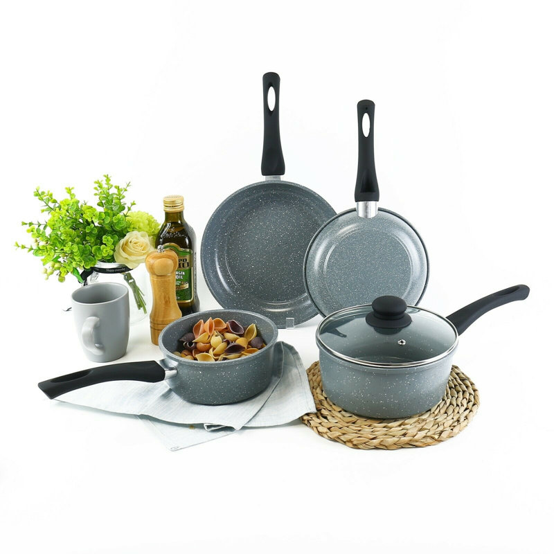 Ismael 4 - Piece Non-Stick Aluminium Cookware Set