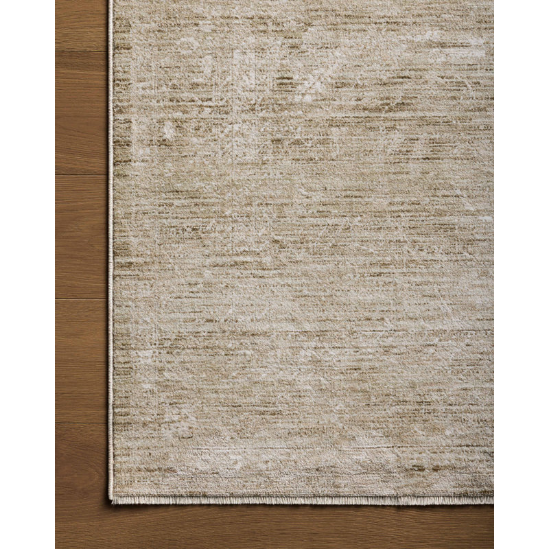 Tapis sauge / ivoire Loloi Kahmel, Rectangle 11 pi 6 po x 15 pi 6 po