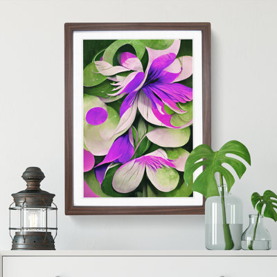 Abstract Flower Art No.2 - Framed Print