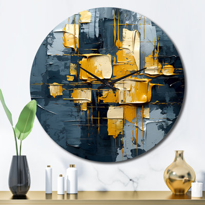 Horloge murale abstraite