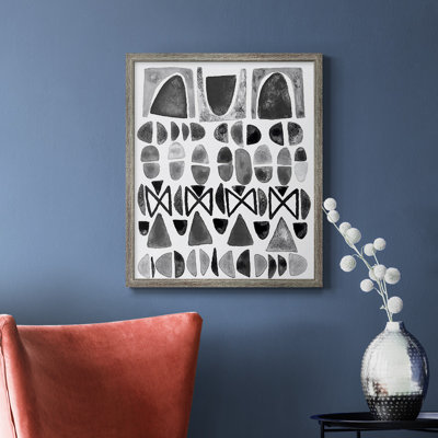 Grey Arches I Premium Framed Canvas - Ready to Hang