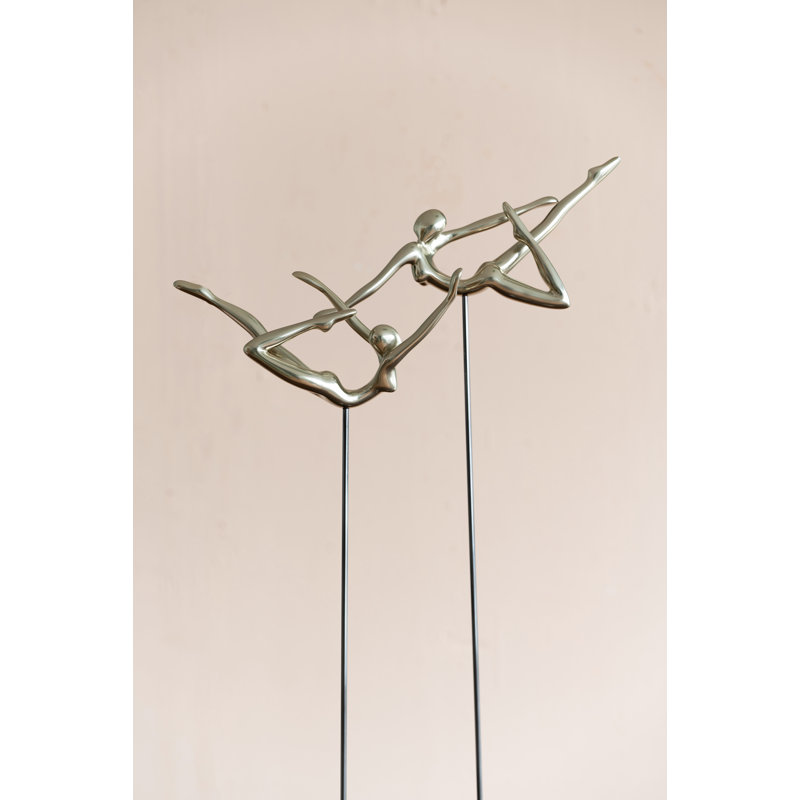 Objet décoratif Aderita, H 24,4 po x l 5,1 po x P 9,8 po