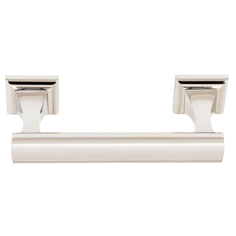 Manhattan Wall Mounted Swing Toilet Paper Holder, Polished Nickel