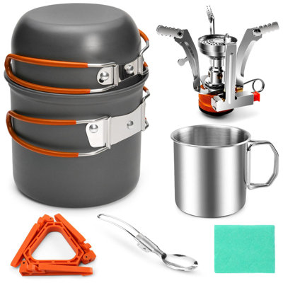 Non-Stick Stainless Steel Cookware Set