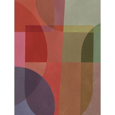 Overlapping and Transparent parts Framed Print