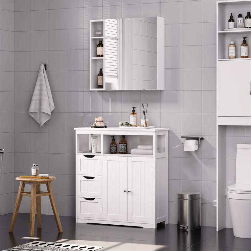 Aadhith Wall Mounted Required Bathroom Cabinet