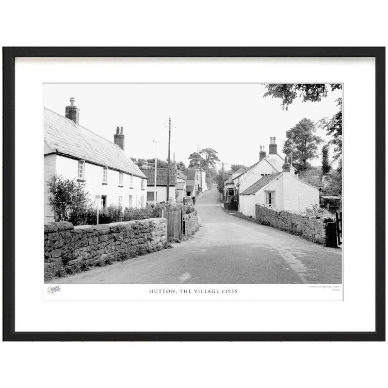 Hutton, The Village C1955 - Single Picture Frame Print, 40cm H X 50cm W x 2cm D