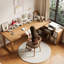 Bureau en bois massif en L Burlywood-1864681900-1864681903