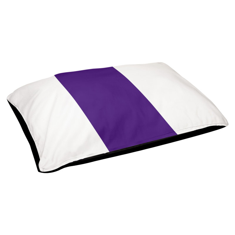 Golden State Polyester Pet Bed, Large (40" W x 30" D x 6.5" H), Navy/White/Blue
