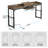 Norocel Adjustable Writing Desk with Power Outlet-1612553048