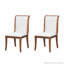 Ensemble de 2 chaises de salle à manger rembourrées Traditional-118897551