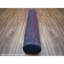 Tapis de couloir oriental large en laine noué à la main 3 pi x 9 pi 6 po rouge et satiné avec motif géométrique 5D620AF8B0E2403D91AFA13462593D39