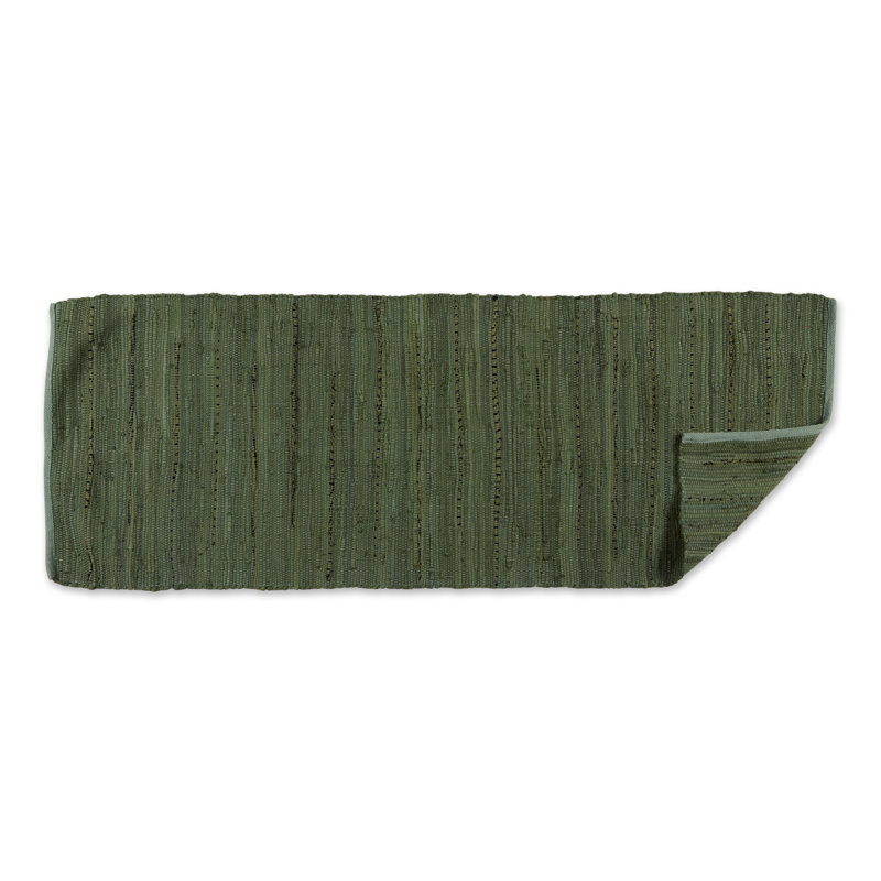 Tapis multicolore vert olive 2 pi 3 po x 6 pi