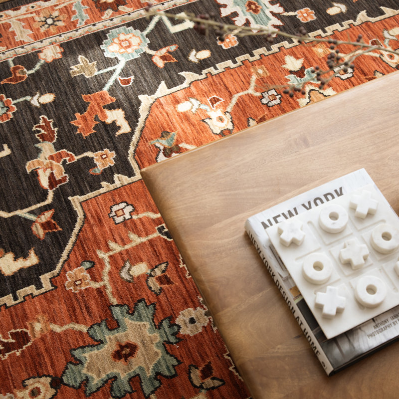 Oaklynn Performance Oriental Indoor Rug, Rectangle 7'10" x 10'10"