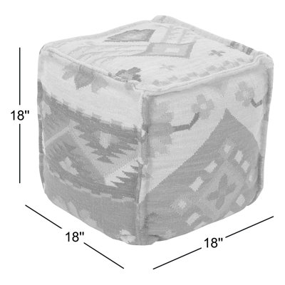 Lambart Upholstered Pouf