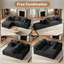 Canapé modulaire en velours côtelé modulaire Boneless-1900200556-1897779528