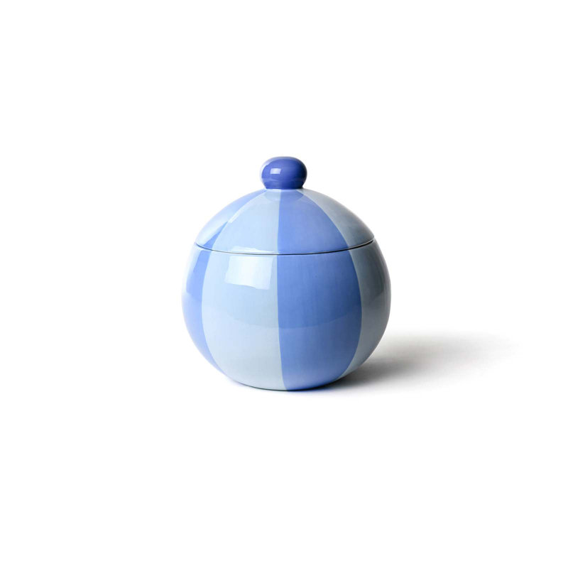 French Blue Pirouette Large Lollipop Jar