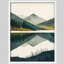 Reproduction d'art paysage encadrée pour la nature-116561351-116561355