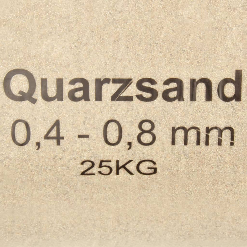 Filtre à piscine vidaXL Sable filtrant pour piscine pour débit uniforme