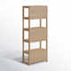 Versa 77'' H x 31.5'' W Solid Wood Standard Bookcase