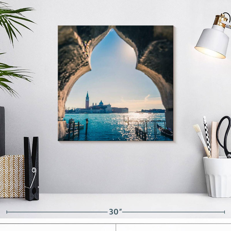 Vue de Nicci San Giorgio Maggiera, H 16 po x l 16 po