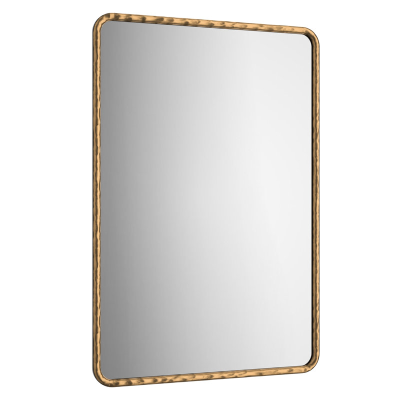 Miroir de salle de bain, H 30 po x l 24 po, Noir mat