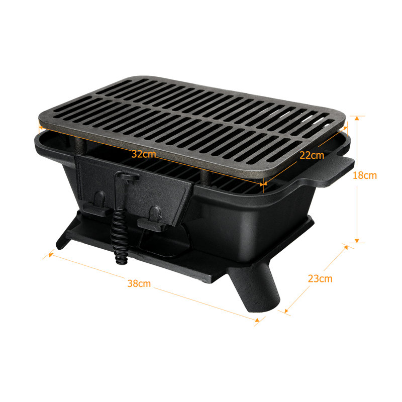 Abdul-Muiz Offset Charcoal Portable 700cm² Smoker