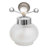 Silver Vintage Siphon Coffee Maker, Glass & Stainless Steel Balance Brewer for Coffee & Tea