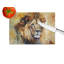 Lion Glass Cutting Board Large