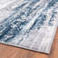 Tapis bleu abstrait Selda-506989720