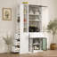 Armoire de rangement avec espace de rangement multifonctionnel, organisateur d'entrée en bois moderne-133654293