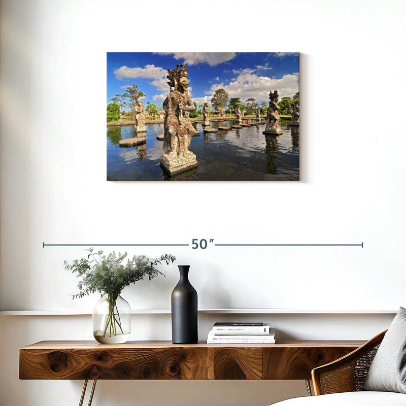 Adella Tirta Gangga Statues, 20" H x 30" W