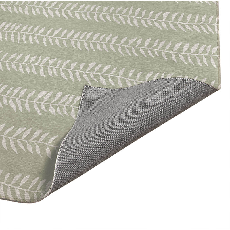 Tapis de cuisine Mystic Ivy, Vert clair, Rectangulaire 3 pi x 5 pi