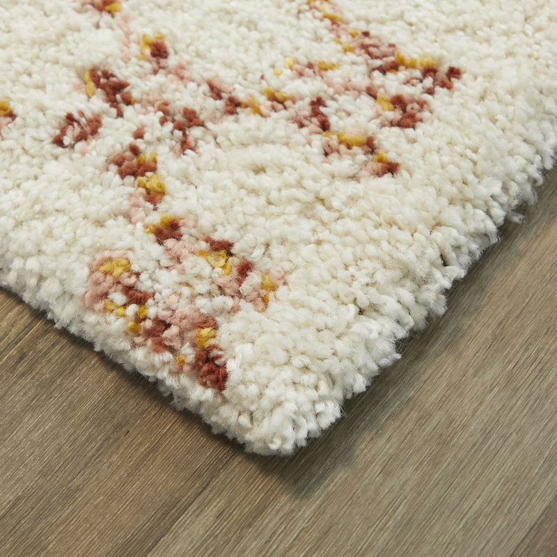 Dacono Geometric Shag Area Rug, Rectangle 200 x 290cm