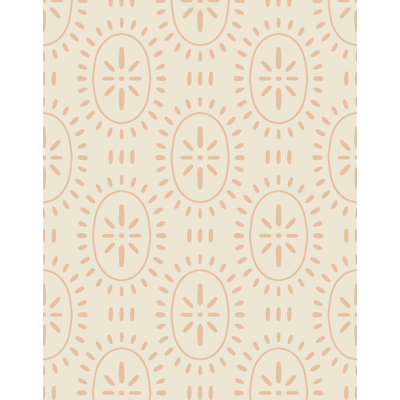 Sun Motif Pattern Wallpaper