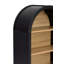 4-Tier  Arched Bookshelf, 43" Tall Arched Bookcase With Storage Shelves Stylish Design, Stable & Safe Storage
