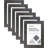 Picture Frame - Set of 6 with Mat-79323025