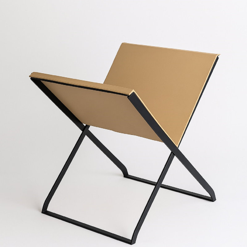 Ceryis Napa Leather Book Stand, Beige