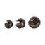  3 Pieces Kismet Spiral Deco Spheres, Bronze Resin, Elegant Home Decor Accessory