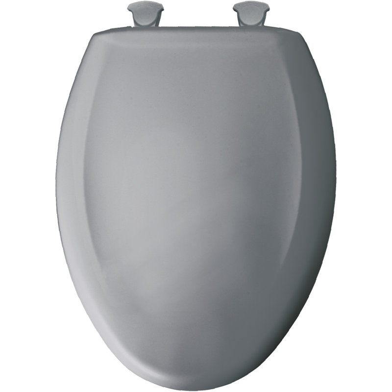 Elongated Toilet Seat and Lid, Country Grey