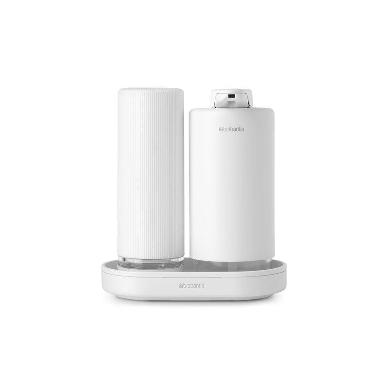 Brabantia SinkStyle Soap Dispenser Set, Mineral Fresh White
