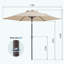 Parasol de marché inclinable 90 'Amaral-213007565