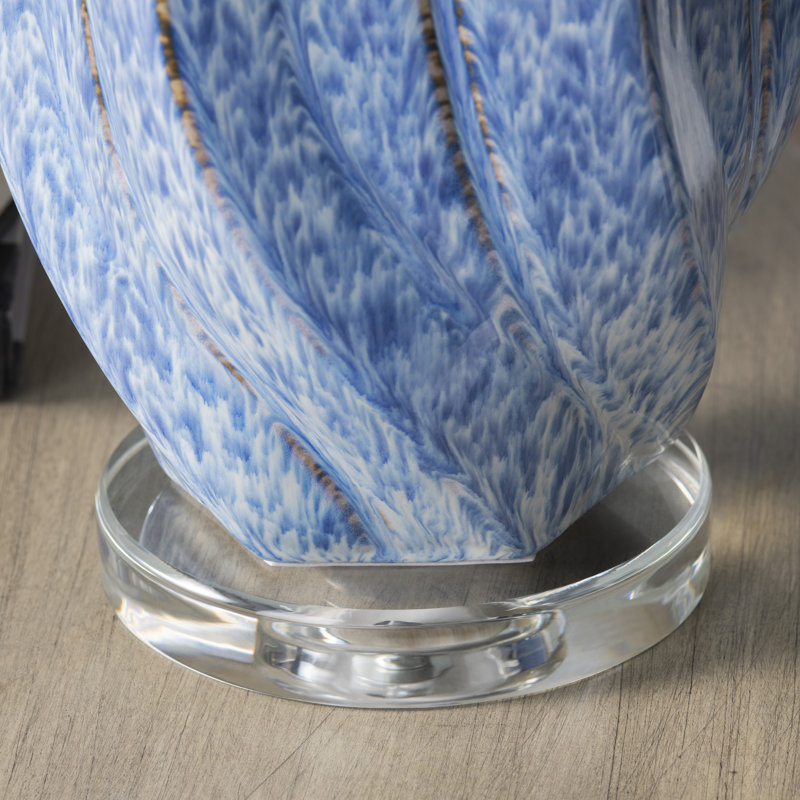 Lampe de table en céramique / cristal Brandalucci