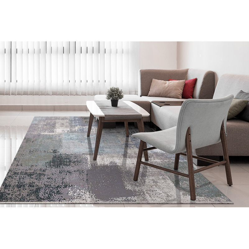 Abstract Indoor Rug, Rectangle 9' x 12'