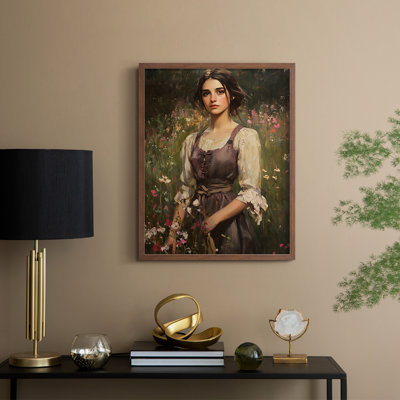 Reproduction encadrée WOMEN Series CCLXVI - bois massif