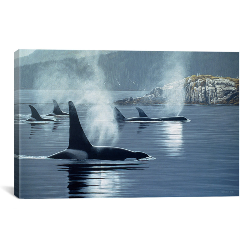 Art décoratif "Morning Mist" par Ron Parker, reproduction de photo sur toile, H 8 po x l 12 po x P 0,75 po, Toile tendue