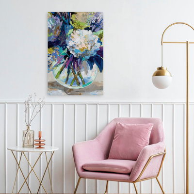 Aqua And Blue Transparent Art